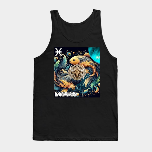 Pisces Tank Top by Crystal Reboot